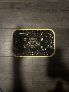 Hasbro Official Ouija Board Metal Rolling Tray